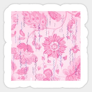 Floral Pattern Design Sticker